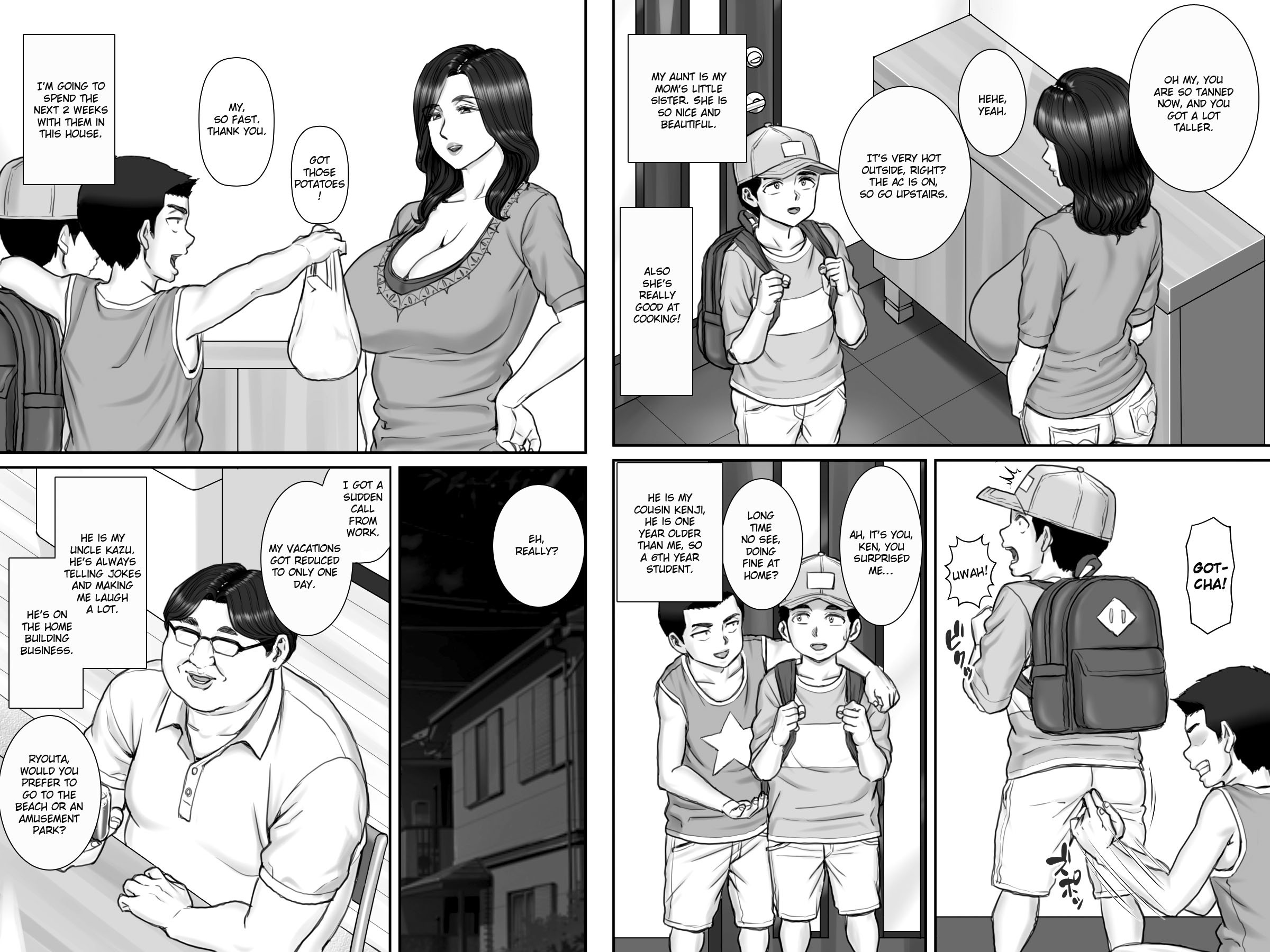 Hentai Manga Comic-A Summer Vacation In Which I Have Nonstop Sex With My Aunt-Read-66